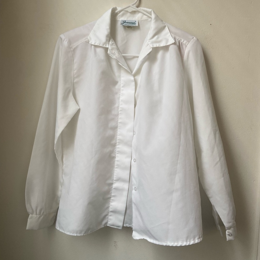 Vintage White Button Down Shirt